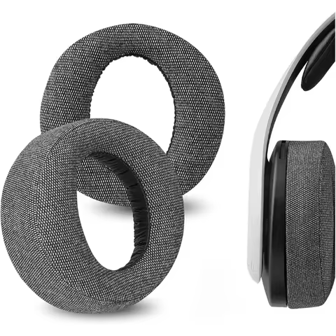 Replacement Ear Pads Cups Earpad Memory Foam Cushions For Sony Playstation PS5 Pulse 3D Wireless Hea