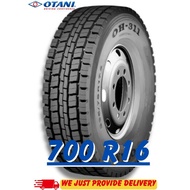 [ 700 R16 ] OTANI OH311 Light Truck Lorry Tyre Tire Tayar LUG Kasar *700 16 70016 700-16 700/16 700x
