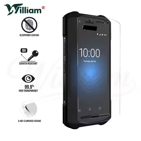 Tempered Glass Protective Film for Symbol Zebra TC21 TC210K TC26, 9H HD Screen Protector