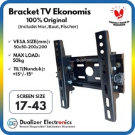(G) Bracket TV 24 28 32 40 42 43 Inch TCL Realme Philips Panasonic