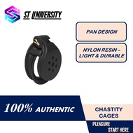 Pan Design Cage Male Chastity Cage Double-Arc Cuff Lock Cages Belt Adult Sex Toys for Man Sex Shop