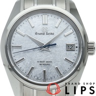 精工 Grand Grand Seiko機械高頻 36000 40mm 雪融傳承系列 SLGH013/9SA5-00F0 帶盒保固卡 不鏽鋼男士腕錶 銀色拋光 成色極佳 [二手]