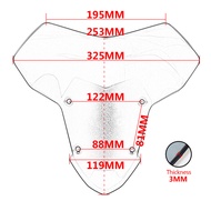 Suitable for Kawasaki Z-H2/Z H2 SE 20-24 Modified Motorcycle Front Windshield Windshield Goggles