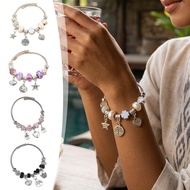 Charm Bracelet Stainless Steel Alloy 6cm Inner Diameter Life 1pc Gift Elegant Tree Flexible O1K4