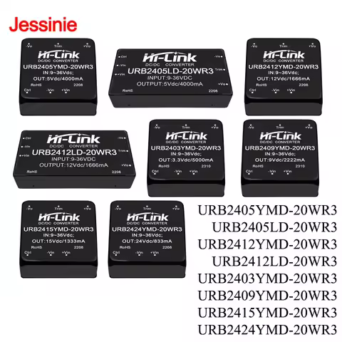 DC Isolated Non-regulated Power Module 24V To 5V 12V 20D2412 20D2405 20D2405C 30D2405C 2403YMD 2409Y
