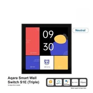 Aqara - AQARA Magic Smart Switch S1E（需要三通撥動開關和零線）支援 Wi-Fi，相容於 Apple HomeKit、Alexa 和 Google（智慧燈開關）[平行