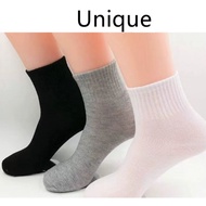 [READY STOCK] 1pair Unisex Socks Unisex Low Cut Sock School Office Casual Sport Unisex Ped Socks Low
