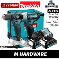 MAKITA CLX224 (TD110DZ & DF333DZ) 12Vmax Cordless Combo Kit [ Combo Set ]
