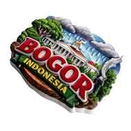 Bogor Fridge Magnet Souvenirs Made of Resin, Souvenirs from West Java, Indonesia