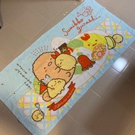 角落生物大浴巾 炸蝦炸豬排三角飯團蛋包飯八爪魚卡通角色圖案特大沙灘巾家居實用品Sumikko Gurashi Towel