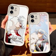 White Casing for iphone 12 Mini X XR XS 11 15 Pro Max S97 InuYasha