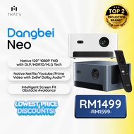 Dangbei Neo Smart Projector | 1080P FHD with DLP/HDR10/HLG Tech | Native Netflix
