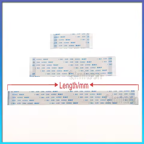 10Pc 0.5MM FPC FFC Flexible Flat Cable A/B Type 50/100/150/200/300mm 4P 5/6/7/8/10/14/16/18/20/22/26