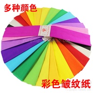 Handmade Crepe Paper Colorful Paper Flower diy Crepe Paper Rose Crepe Paper Environmental Layout Kin