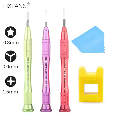 0.8mm P2 Pentalobe 0.6mm Y000 Tri-point 1.5mm PH000 Phillips Screwdriver for iPhone 7 8 Plus X XS 11