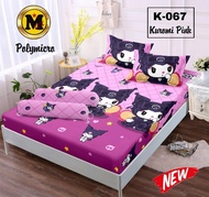 Seprai Motif Bunga Ukuran 200x200 180x200 160x200 120x200 Sarung Bantal 2 Guling 1 Bahan Katun Super