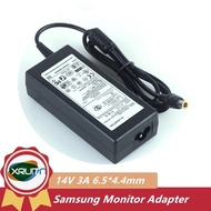 Samsung LCD / LED Monitor AC Adapter Charger 42W 14V 3A 6.5mm4.4mm S22B150 S22B150N S22B300 S22B300B