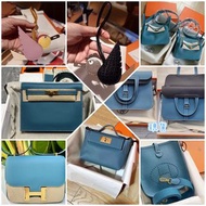 Hermes halzan 25 mini Constance mini 2424 mini Lindy birdy