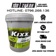 [HÀNG CHÍNH HÃNG] Dầu Nhớt Cao Cấp Kixx HD CF/SF 20W50 (Xô 18L)