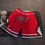 American Chicago Bulls Shorts Men'S Breathable Basketball Leggings Sweat-Absorbent Quick-Dry Trainin