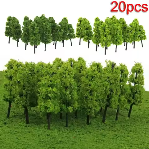 10/20/30pcs Fake Trees Artificial Miniature Tree Scenery Railroad Decoration Building Landscape Acce