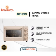 Japan Bruno 18L Smoked Cooking  Fryer Oven Baking Homemade Multifunctional Small Oven Air Fried Chic