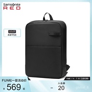 WDH/NEW💎Samsonite/Samsonite2021New Backpack Men's Backpack Antibacterial Lightweight Business Computer BagHZ6 XU7Q