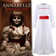 kids halloween costume halloween kids Halloween Costume - Evil Ghost Baby Annabelle White Dress