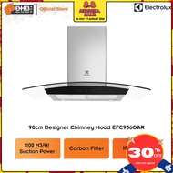 Electrolux 90cm UltimateTaste 500 chimney extractor Stainless Steel EFC936GAR  Kitchen Hood ECT9520G