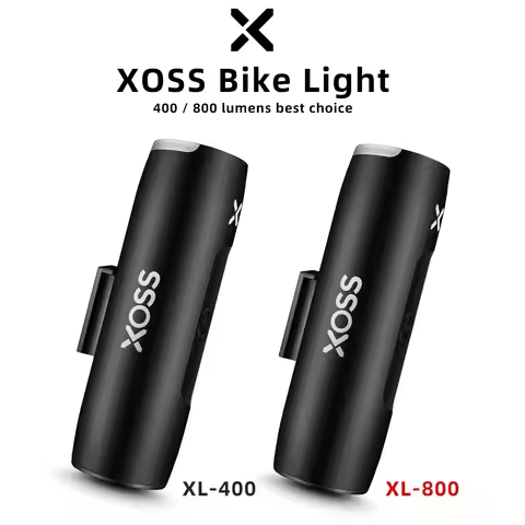 XOSS XL 400 XL 800 Bike Headlight Waterproof USB Rechargeable ROAD MTB Front Lamp Bicycle Light Alum