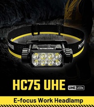 NITECORE HC75 UHE 3000 ลูเมน รองรับไฟหน้ากลางแจ้งการชาร์จโดยตรง USB-C As the Picture One