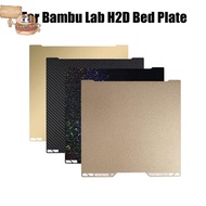 sun For Bambu Lab H2d Bed Plate 380x380mm PEO PET PEI Sheet Textured Double Sided For Bambu Lab H2D 