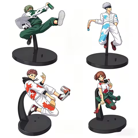 In Stock Jujutsu Kaisen GRAFFITI BATTLE Fushiguro Megumi Kugisaki Nobara Panda Gojo Satoru Anime Fig