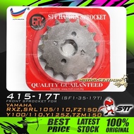 GEGANCU DEPAN STT HARDEN STEEL FRONT SPROCKET (SF1-35-17T) RXZ-415-17T FOR YAMAHA Y100/110/125, FZ15
