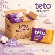 TETO Wet Wipes Alcohol Free Soft Non Woven Pocket Wet Tissue Portable Cleaning Wipes Baby Wet Wipes 