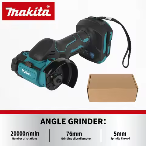 Makita DCS438 18V Cordless Angle Grinder 3 Inch, Mini Polishing Grinding Machine Electric Cutting To