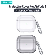 USAMS TPU Protective Transparent Earphone Cases For AirPods 3