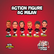 Soccerwe AC Milan Maldini Kaka Pirlo Shevchenko Inzaghi Beckham Football Player Action Figure