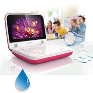 PHILIPS PD7006P Pink 7 LCD Portable CD DVD Player MP3 JPG DIVX from USB