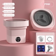 6L/10L Household Large Capacity Underwear Washing Machine Foldable Electric Washer Portable Mini Tra
