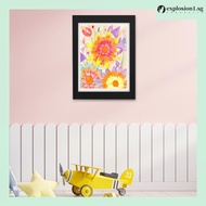 [explosion1.sg] Wooden Kids Art Photo Frame Front Opening Painting Frame Storage Box for A4 Size