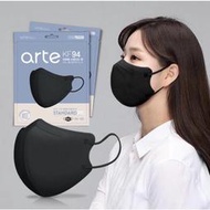 韓國製 ARTE KF94 立體口罩30片 透氣 黑色 白色