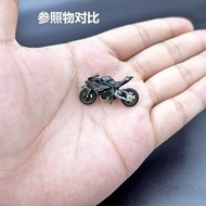 Kawasaki H2R Motorcycle 1/64 Small Scale Simulation Alloy Mini Car Ornaments Collection Model Kawasa