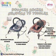 Bebe Smart Bouncer Newborn to Toddler Rocker - Rocking Chair Smart Baby Bouncer/