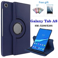Case For Samsung Galaxy Tab A8 2021 Tablet Cover for Samsung Tab A8 10.5 SM-X200/SM-X205 360 Degree Rotating Leather Cov