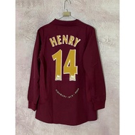 2005-2006 Arsenal Home Long Sleeve Retro Soccer Jersey Football 2005-06