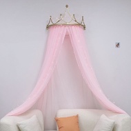 [In stock]beautiful Princess metal bed canopy crown bracket curtain frame Valance netting mosquito net hanger Princess wind bed beautiful bridal room crown princess bed