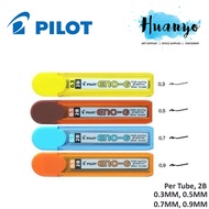 Pilot ENO-G Hi Purity Graphite Mechanical Pencil Lead HB/B/2B/3B/4B (0.3MM/0.5MM/0.7MM/0.9MM, Per Tu