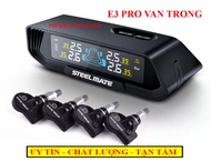 Cảm biến áp suất lốp STEELMATE E3W E3 Pro van ngoài van trong (Tặng tấm chống trơn trượt đặt màn hìn