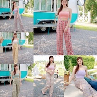 SpinnyHouse Scott Pants Long Vintage ️ Sought-After Item It Must Be In Line With The Trend. Plaid J6